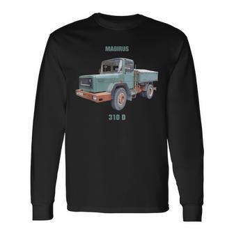 Magirus Deutz 310D Corner Hood Truckintage Car Nostalgia Langarmshirts - Geschenkecke