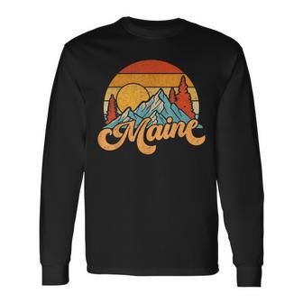 Maine Lover Maine Pride Visiting Maine Vacation Maine Long Sleeve T-Shirt - Monsterry CA