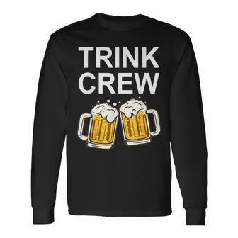 Männertag Outfit Saufen Trink Crew Bier Sauf Gruppen Langarmshirts - Geschenkecke