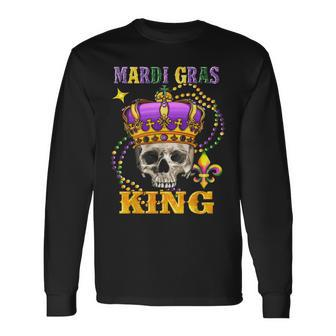 Mardi Gras King Carnival Costume Mardi Gras Mens Long Sleeve T-Shirt - Thegiftio UK