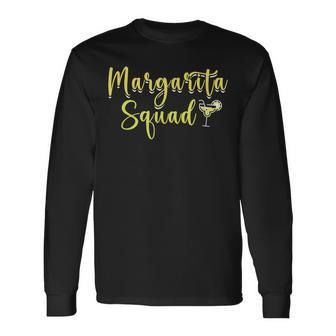 Margarita Squad Cinco De Mayo Long Sleeve T-Shirt - Thegiftio