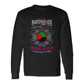 Martiniquaise Grande Gueule Limitée T-shirt à manches longues - Cadeauxyz