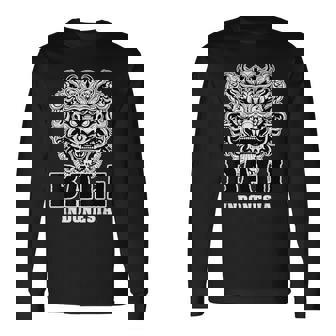 Máscara Barong Cultura Balinesa Bali Indonesia Camiseta de manga larga - Regaloses