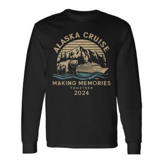 Matching Family Friends And Group Alaska Cruise 2024 Long Sleeve T-Shirt | Mazezy AU
