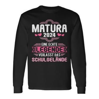 Matura Junge Mädchen Damen Und Herren Matura 2024 Langarmshirts - Seseable