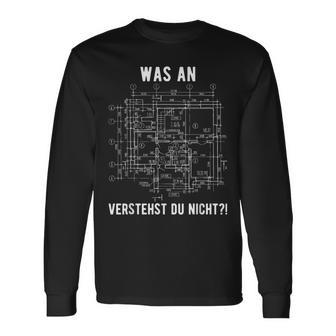 Maurer Architekt Bauingenieur Spruch Geschenk Langarmshirts - Seseable