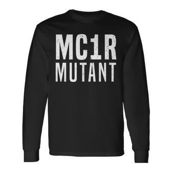 Mc1r Mutant Red Hair Ginger Redhead Long Sleeve T-Shirt - Monsterry AU