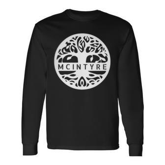 Mcintyre Personalized Irish Name Celtic Tree Of Life Long Sleeve T-Shirt - Monsterry CA