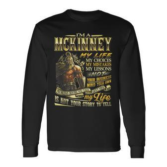Mckinney Family Name Mckinney Last Name Team Long Sleeve T-Shirt - Seseable