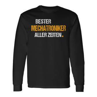 Mechatroniker Bester Mechatroniker Beruf German Language Langarmshirts - Seseable