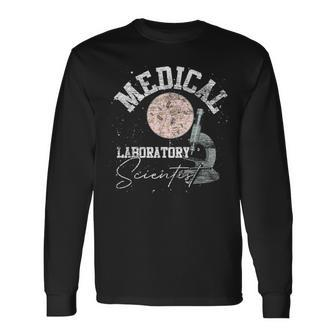 Medical Lab Technologist Medical Laboratory Scientist Long Sleeve T-Shirt - Monsterry