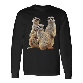 Meerkat On Safari In Africa Langarmshirts - Geschenkecke