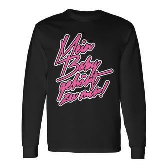 Mein Baby Gehört Zu Mir 80S Cult Dancing Retro Langarmshirts - Geschenkecke