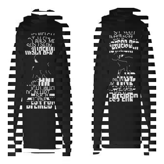 Mein Deutscher Boxer Ist Mein Beste Freund Boxer Dog Langarmshirts - Seseable