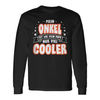 Mein Onkel Ist Wie Mein Papa Nuriel Cooler Langarmshirts - Geschenkecke