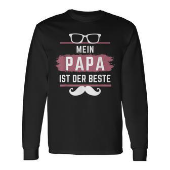 Mein Papa Ist Der Beste Langarmshirts - Geschenkecke