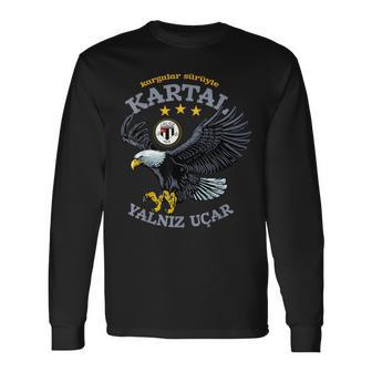Men's Besiktas Kartal Yalniz Ucar Black S Langarmshirts - Seseable