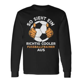 Men's Richtig Cool Football Trainer Black S Langarmshirts - Seseable