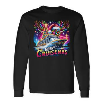 Merry Christmas Cruise Ship Family Christmas Long Sleeve T-Shirt | Mazezy