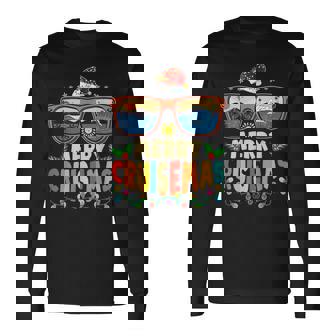 Merry Cruisemas 2023 Christmas Santa Reindeer Cruise Long Sleeve T-Shirt - Monsterry