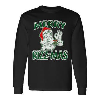 Merry Rizz-Mas Long Sleeve T-Shirt - Seseable