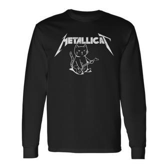 Metallicat Cat Long Sleeve T-Shirt - Monsterry AU