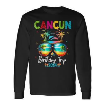 Mexico Cancun Vacation Group 2024 Long Sleeve T-Shirt - Seseable