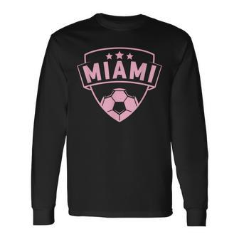 Miami Throwback Classic Long Sleeve T-Shirt | Mazezy