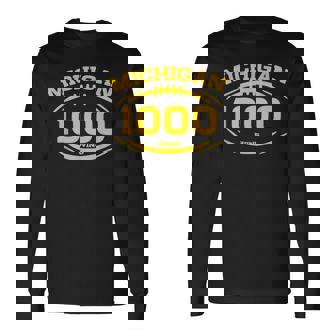 Michigan 1000 Wins Michigan One Thousand Wins Long Sleeve T-Shirt | Mazezy