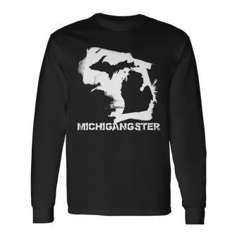 Michigangster Michigan Long Sleeve T-Shirt - Monsterry UK