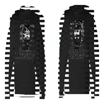 Miércoles Serie Miércoles Web Frame Camiseta de manga larga - Regaloses