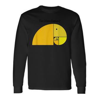 Minimalistisches Geometrisches Elefanten-Design Unisex Langarmshirts, Stilvolles Mode-Tee - Seseable