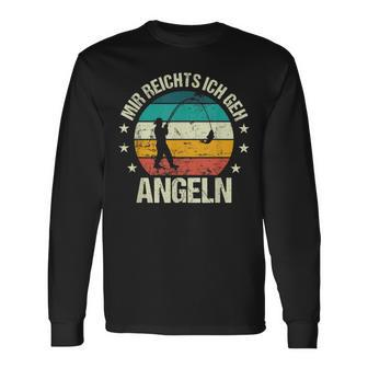 With Mir Reichts Ich Geh Fishing Fishing Langarmshirts - Seseable