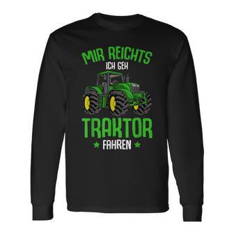 Mir Reichts Ich Geh Traktor Fahren Children's Boys' S Langarmshirts - Seseable