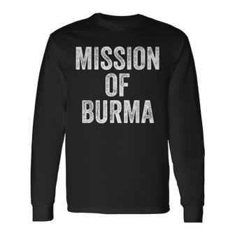 Mission Of Burma Retro Long Sleeve T-Shirt | Mazezy