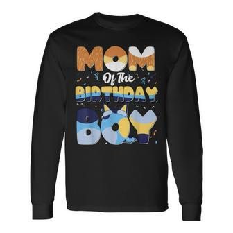 Mom And Dad Birthday Boy Dog Family Matching Long Sleeve T-Shirt | Mazezy DE