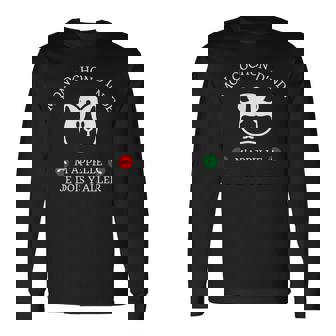 Mon Cochon D'inde M'appelle Je Dois Y Aller Cadeau Humour T-shirt à manches longues - Cadeauxyz