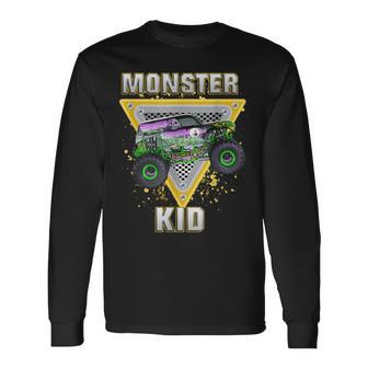 Monster Truck Kid Monster Truck Son Mis Amantes De Los Jam Truck Camiseta de manga larga - Regaloses