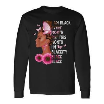 This Month I'm Blackity African Black History Month Women Long Sleeve T-Shirt - Thegiftio UK