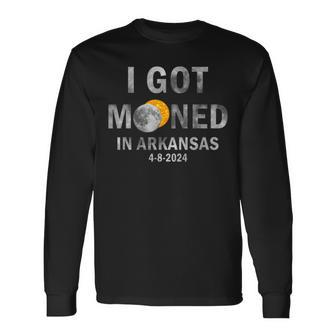 I Got Mooned In Arkansas Long Sleeve T-Shirt | Mazezy