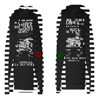 Moto Motard Maillot Ma Moto M'appelle Moto T-shirt à manches longues - Cadeauxyz