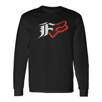 Motocross FOX Racing Logo Long Sleeve T-Shirt | Mazezy