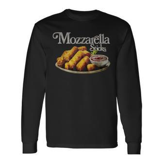 Mozzarella Sticks 90'S Mozzarella Stick Lover Bread Long Sleeve T-Shirt | Mazezy