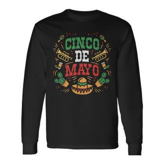 Music Festival Party Mexican Cinco De Mayo 2020 Long Sleeve T-Shirt - Monsterry