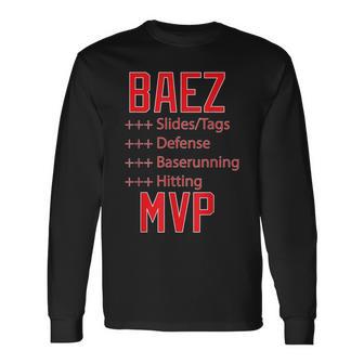 Mvp Baez El Mago Chicago Baseball Long Sleeve T-Shirt - Monsterry DE