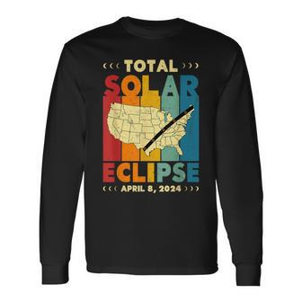 Mystical Solar Eclipse Cosmic Phenomenon Total Solar Long Sleeve T-Shirt | Mazezy