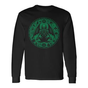 Mystischer Krake Cthulhu Langarmshirts - Geschenkecke