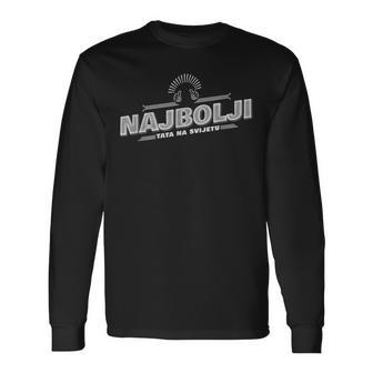 Najbolji Tata Na Svijetu Langarmshirts - Geschenkecke