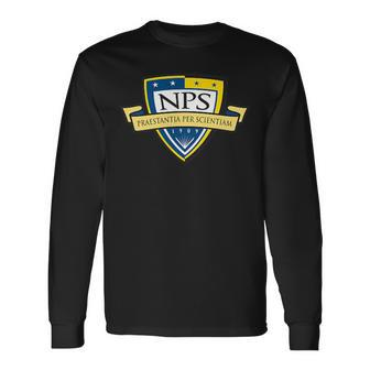 Naval Postgraduate School Nps Monterey Us Navy Long Sleeve T-Shirt - Monsterry