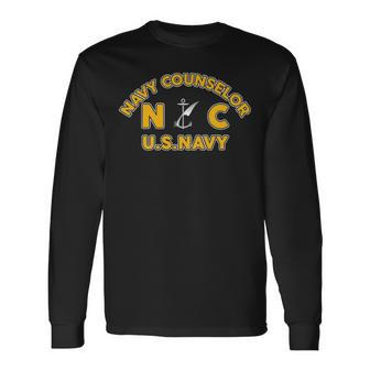 Navy Counselor Nc Long Sleeve T-Shirt | Mazezy